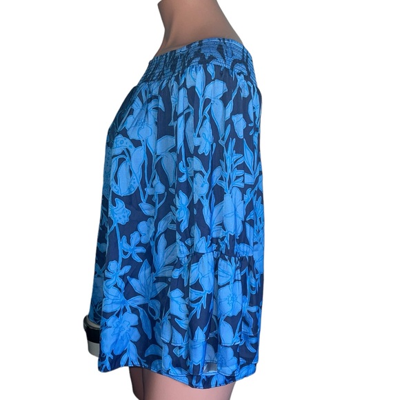 NEW Lilly Pulitzer Kaori off the shoulder Top Blouse sizs M - Picture 7 of 10